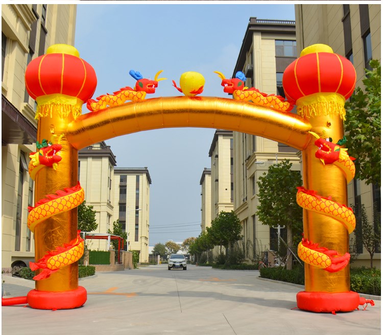 冯坡镇灯笼柱拱门
